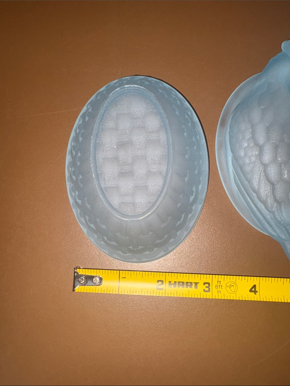 Frosted Blue Swan Covered Dish - Picture 7 of 7